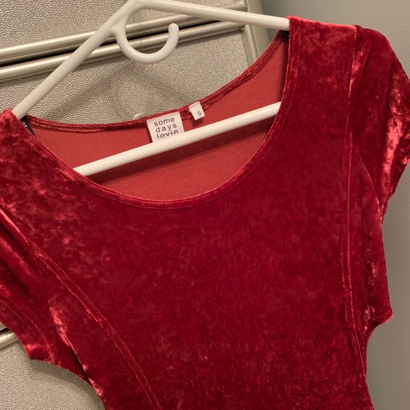 Somedays Lovin’ Velvet Cutout Dress - Picture 4 of 12